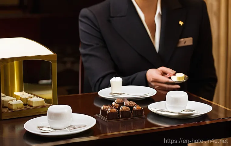 호텔 고객 서비스 품질 향상 비법 - **Prompt 2: The Art of Meticulous Housekeeping**
    A pristine and impeccably organized hotel room,...